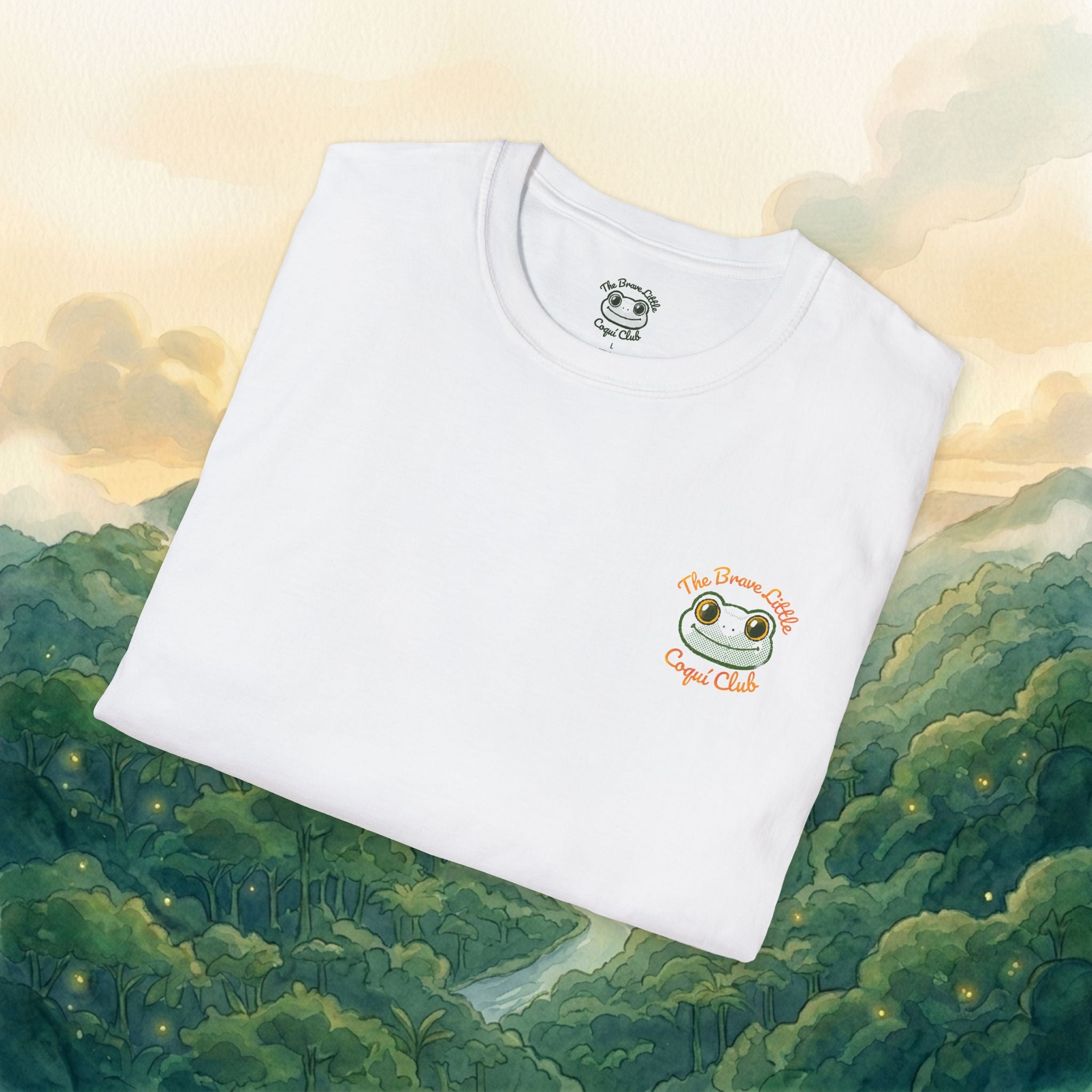 Coquí Club Tee – La Flor de Maga Edition (Front + Back Print)
