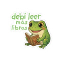 Debí Leer Más Libros Sticker - Vinyl Sticker