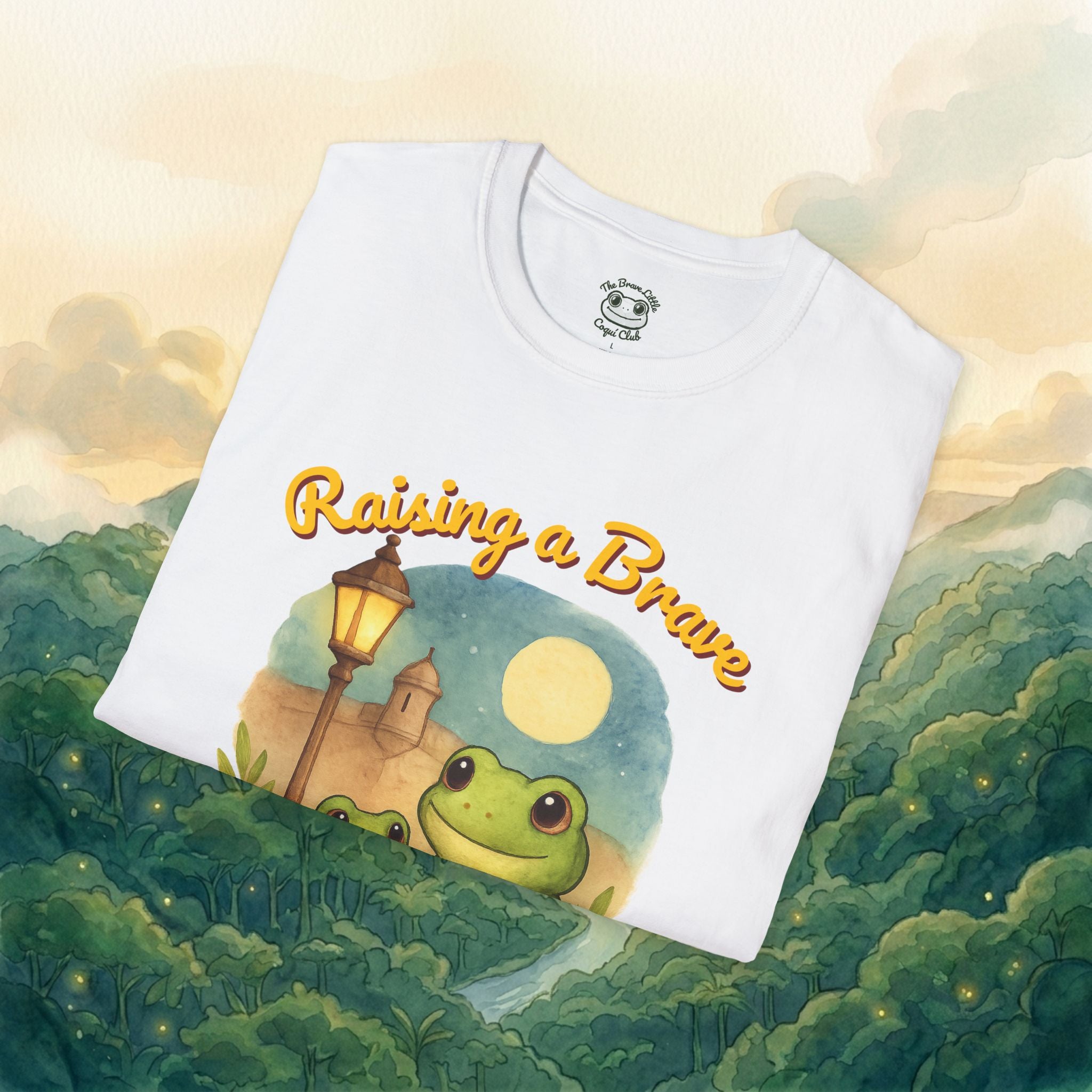 Raising a Brave Little Coquí Tee